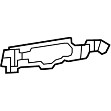 20792969 GM Outer Finish Panel Bracket, Front Illustration 1 of 1