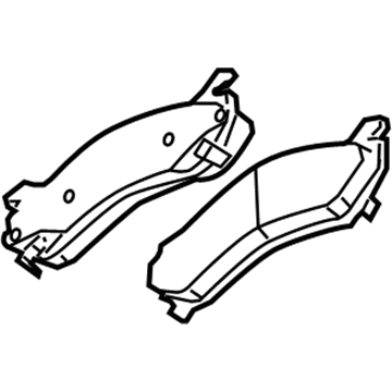 Chevy Silverado 2500 HD Brake Pads - 87827067