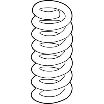 GM 25798541 Coil Spring, Rear 25798541 GM Coil Spring, Rear Illustration 1 of 1