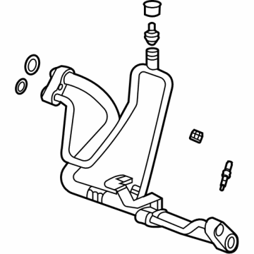 GM 23407001 Rear Suction Hose 23407001 GM Rear Suction Hose Illustration 1 of 1