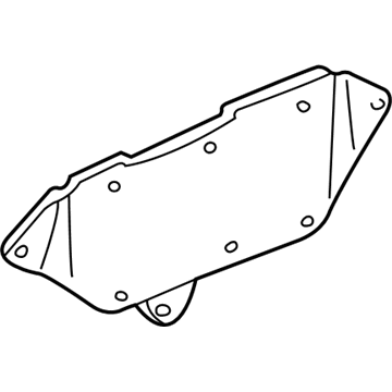GM 10468765 Ignition Module Bracket 10468765 GM Ignition Module Bracket Illustration 1 of 1