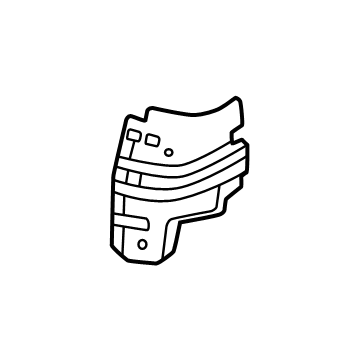 GM 86507824 Extension, Floor Pan 86507824 GM Extension, Floor Pan Illustration 1 of 1