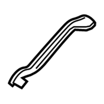 22803389 GM Wheelhouse Liner Bracket, Driver Side Illustration 1 of 1