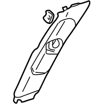 Saturn 21991636 Center Pillar Trim