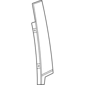 GM 42856514 Applique, Front Door Window Reveal 42856514 GM Applique, Front Door Window Reveal Illustration 1 of 1