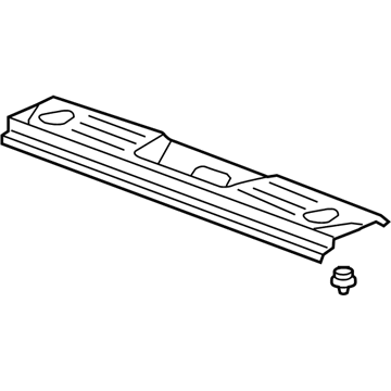 GM 25964228 Sill Panel, Gray, Rear 25964228 GM Sill Panel, Gray, Rear Illustration 1 of 1