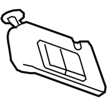 Chevy Equinox Sun Visor - 25954546