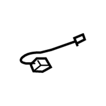 GM 13502229 Microphone, Gray 13502229 GM Microphone, Gray Illustration 1 of 1