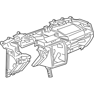 GM 20898305 Instrument Panel, Upper 20898305 GM Instrument Panel, Upper Illustration 1 of 1