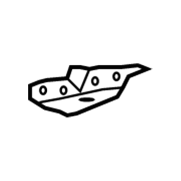 GM 92199667 Air Deflector Retainer 92199667 GM Air Deflector Retainer Illustration 1 of 1