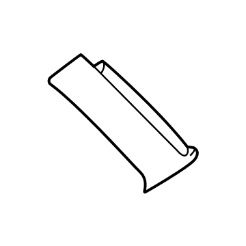 GM 84875843 Applique, Rear Quarter Panel 84875843 GM Applique, Rear Quarter Panel Illustration 1 of 1