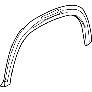 GM 26540983 Molding Assembly-Rear Wheel Opening *Service Primer 26540983 GM Molding Assembly-Rear Wheel Opening *Service Primer Illustration 1 of 1