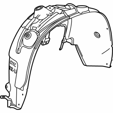 Chevy Traverse Wheelhouse - 26444392