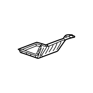 GM 42708013 Liner, Black, Front 42708013 GM Liner, Black, Front Illustration 1 of 1