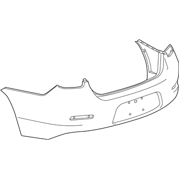 Chevy Malibu Limited Bumper Cover - 23146558