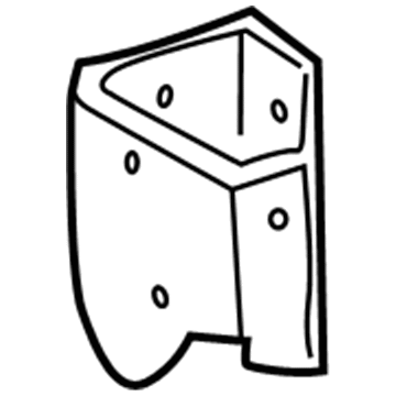 GM 20816872 Battery Tray Support 20816872 GM Battery Tray Support Illustration 1 of 1