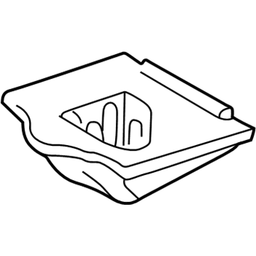 GM 10268430 Battery Tray 10268430 GM Battery Tray Illustration 1 of 1