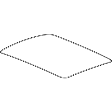 GM 86594432 Rear Window Sunshade Package In Black 86594432 GM Rear Window Sunshade Package In Black Illustration 1 of 1