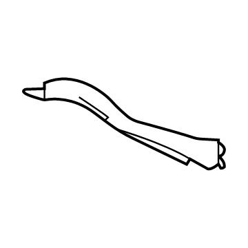 84660957 GM Front Extension, Outer Driver Side Illustration 1 of 1