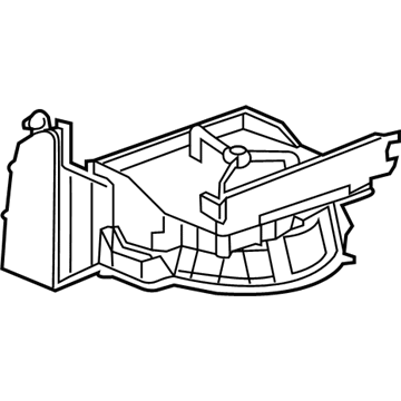 GM 87824150 Case, A/C Evaporator 87824150 GM Case, A/C Evaporator Illustration 1 of 1