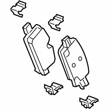 GMC Sierra EV Brake Pads - 85567736