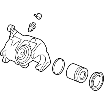 Chevy Silverado 1500 LTD Brake Caliper - 13537066