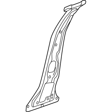 GM 23309497 Inner Center Pillar, Driver Side 23309497 GM Inner Center Pillar, Driver Side Illustration 1 of 1
