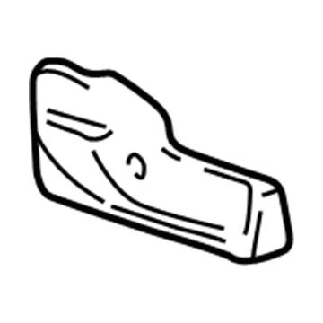 GM 88895023 Side Cover, Rear Passenger Side 88895023 GM Side Cover, Rear Passenger Side Illustration 1 of 1
