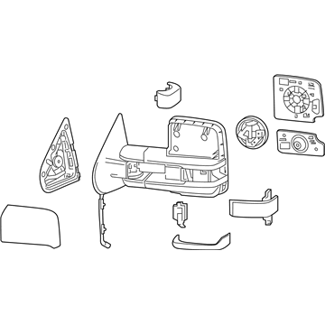 Chevy 84691685 Mirror Assembly