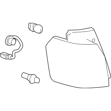 23389933 GM Tail Lamp Assembly, Rear Driver Side Illustration 1 of 1