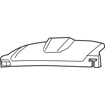 Chevy 10442049 Package Tray Trim
