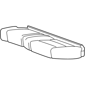 GM 23227305 Seat Cover, Gray, Rear 23227305 GM Seat Cover, Gray, Rear Illustration 1 of 1