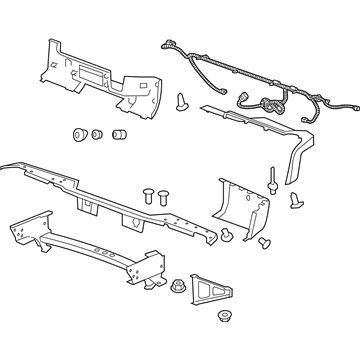 Chevy 20899360 Bumper Assembly