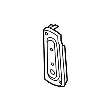 GM 84616644 Reinforcement, Front Passenger Side 84616644 GM Reinforcement, Front Passenger Side Illustration 1 of 1