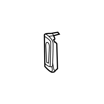 GM 84543105 Reinforcement, Front Driver Side 84543105 GM Reinforcement, Front Driver Side Illustration 1 of 1