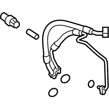 Chevy 23372177 Front Pressure Hose