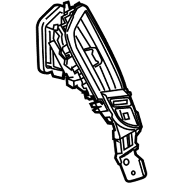 GM 23108718 Air Vent Grille, Driver Side 23108718 GM Air Vent Grille, Driver Side Illustration 1 of 1