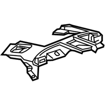 GM 22936478 Cluster Pad Bracket 22936478 GM Cluster Pad Bracket Illustration 1 of 1
