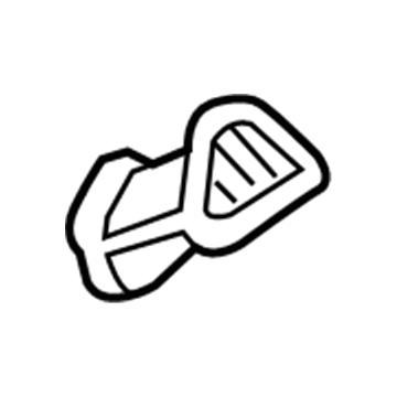 22970060 GM Defroster Grille, Black, Passenger Side Illustration 1 of 1