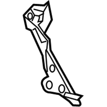 GM 22794521 Upper Trim Bracket, Driver Side 22794521 GM Upper Trim Bracket, Driver Side Illustration 1 of 1