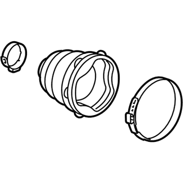 GM 20894127 Inner Boot, Rear 20894127 GM Inner Boot, Rear Illustration 1 of 1
