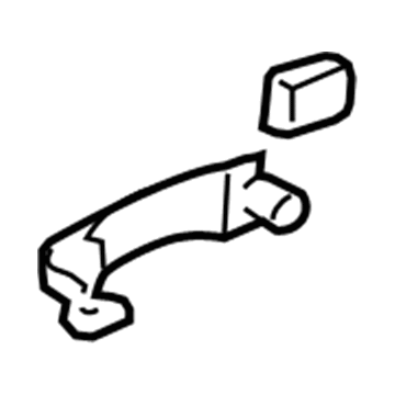 20806427 GM Handle, Outside, Driver Side Illustration 1 of 1