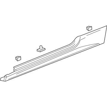 25946499 GM Rocker Molding, Driver Side Illustration 1 of 1