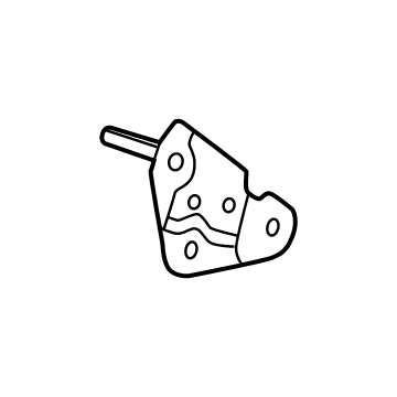 GM 86570919 Striker-Rear Seat Back Latch 86570919 GM Striker-Rear Seat Back Latch Illustration 1 of 1