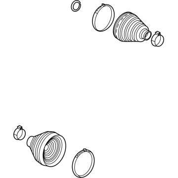 GM 84692952 Boot Kit 84692952 GM Boot Kit Illustration 1 of 1