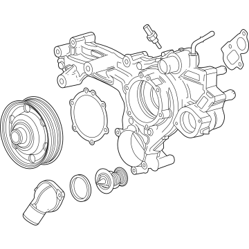 Cadillac 12725191 Water Pump Assembly
