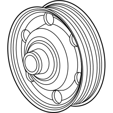 Cadillac 12725187 Pump Pulley