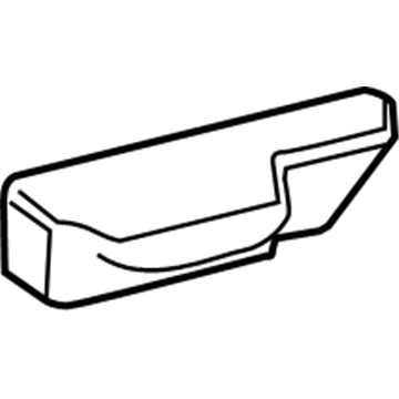GM 22759319 Mirror Assembly Seal, Rear Passenger Side 22759319 GM Mirror Assembly Seal, Rear Passenger Side Illustration 1 of 1