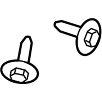 Saturn 11609989 Wheelhouse Liner Bolt
