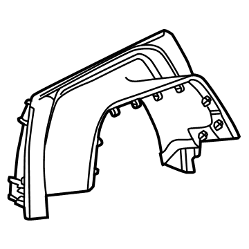 Cadillac ESCALADE IQ Steering Column Cover - 86821728